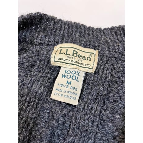 80s L.L.Bean WOOL CARDIGAN MADE IN IRELAND🇮🇪 Size M