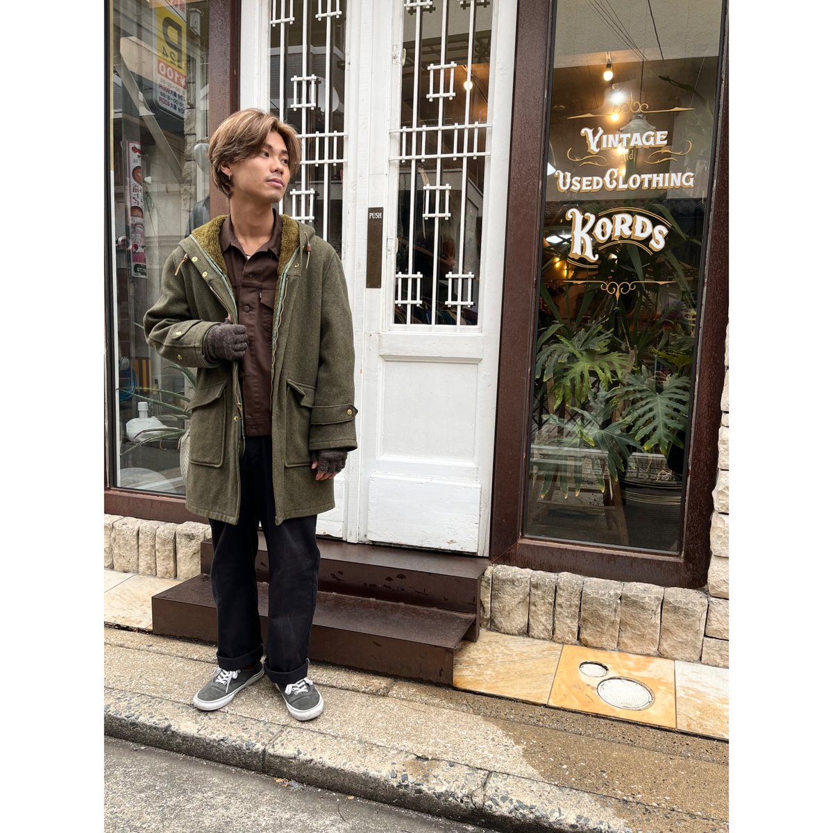 60〜70s Sears Oakbrook WOOL COAT WITH LINER Size...