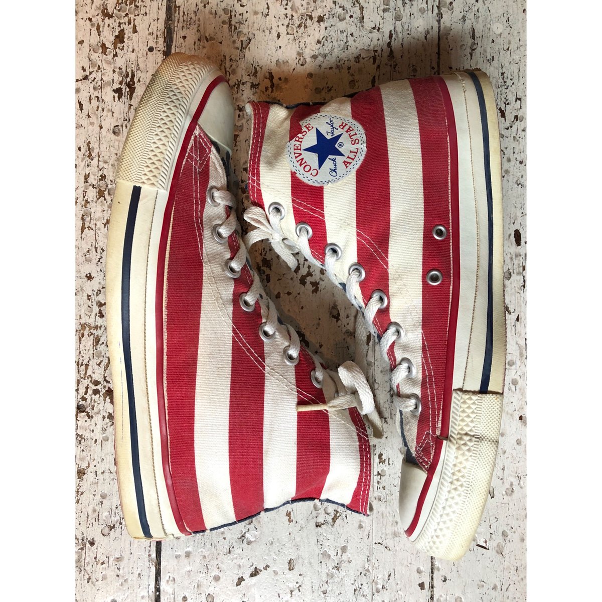 90s CONVERSE ALL STAR HI 星条旗 MADE IN USA ?? Si
