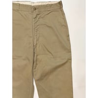 60s US ARMY KHAKI TROUSERS Size W34L33→W32L32