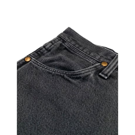90s Wrangler BLACK DENIM PANTS MADE IN USA 🇺🇸 Size W36L30→W34L28
