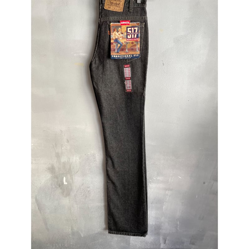 激レア！90s USA製リーバイス517ブラック dead stock OVY 90年代 90s リーバイス アメリカ製 デッドストック 黒