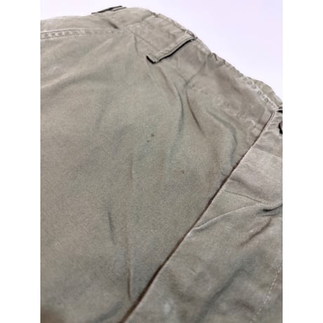 60s US AMRY Jungle Fatigue PANTS "3rd TYPE" Size MEDIUM-SHORT