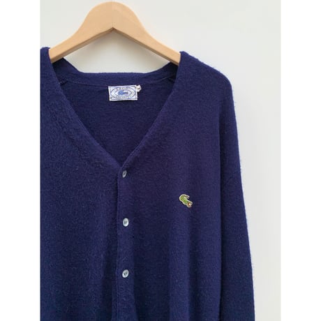 80s IZOD LACOSTE ACRLYIC CARDIGAN Size L