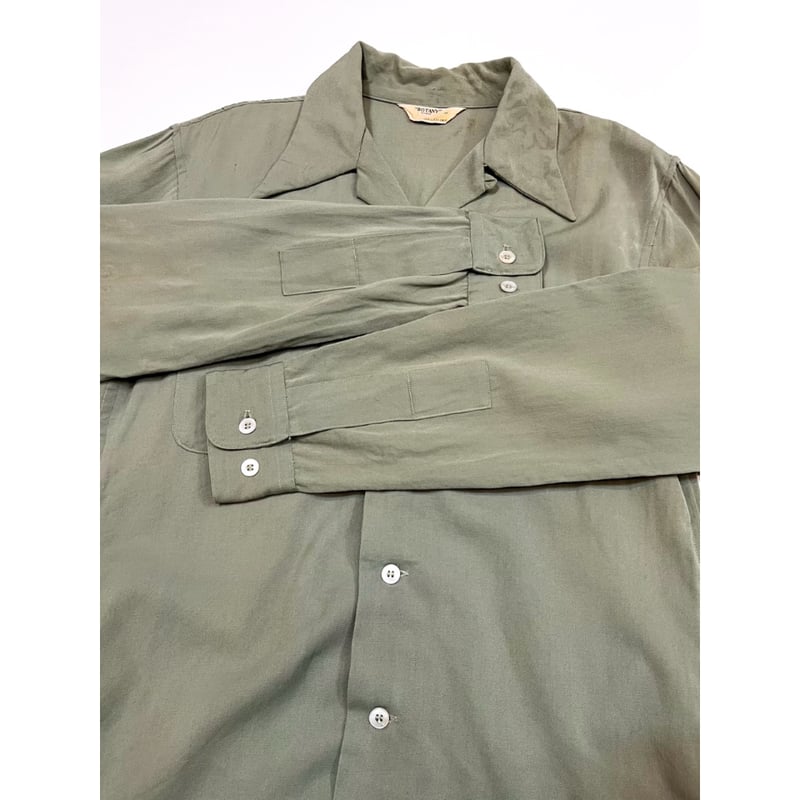 50s BOTANY OPEN COLLAR SHIRT Size M | KORDS