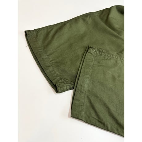 60s US ARMY OG-107 COTTON SATEEN BAKER PANTS Size W36L33→W35L32.5