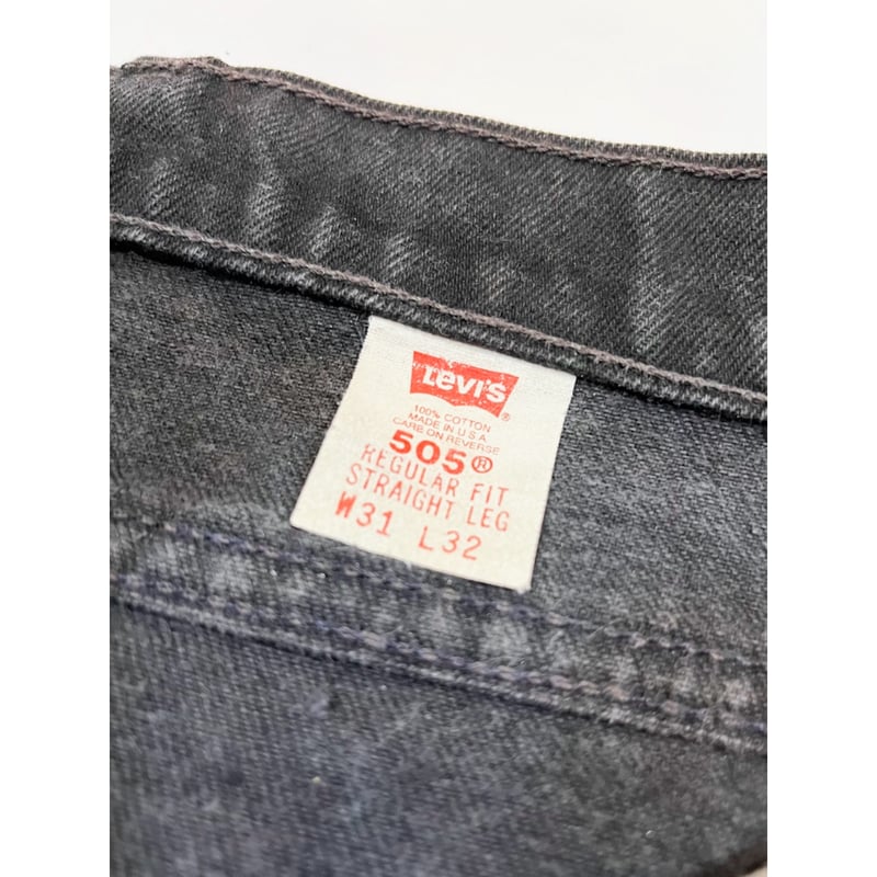 90s Levi's 505-0260 BLACK DENIM PANTS MADE IN U 90s Levi's 505-0260 BLACK DENIM PANTS MADE IN U