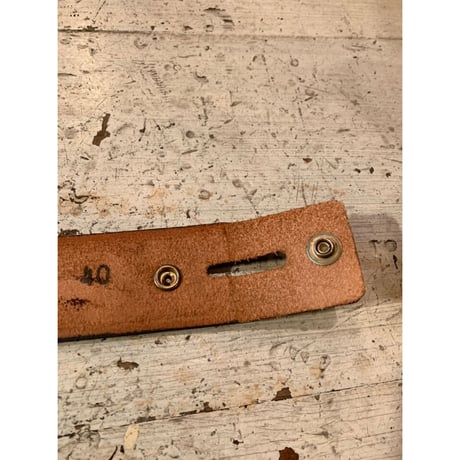 70s "DEADSTOCK" ZIGZAG MARIJUANA LEATHER BELT MADE IN USA 🇺🇸  SIZE  40