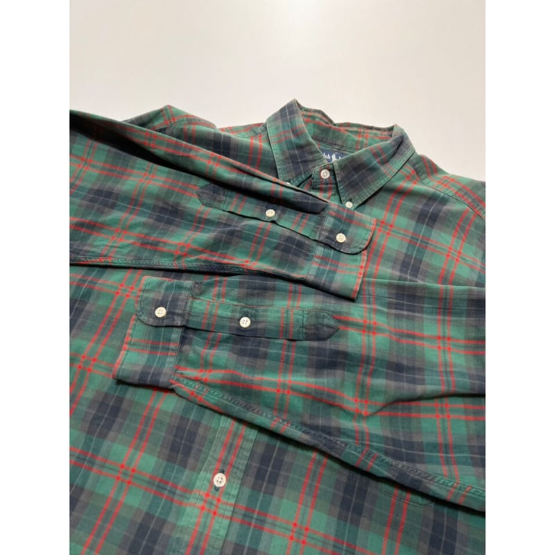 90s Ralph Lauren BLAIRE コーデュロイシャツ BD 緑 M 90s Ralph Lauren BLAIRE BD shirt | 古着屋 grin days memory