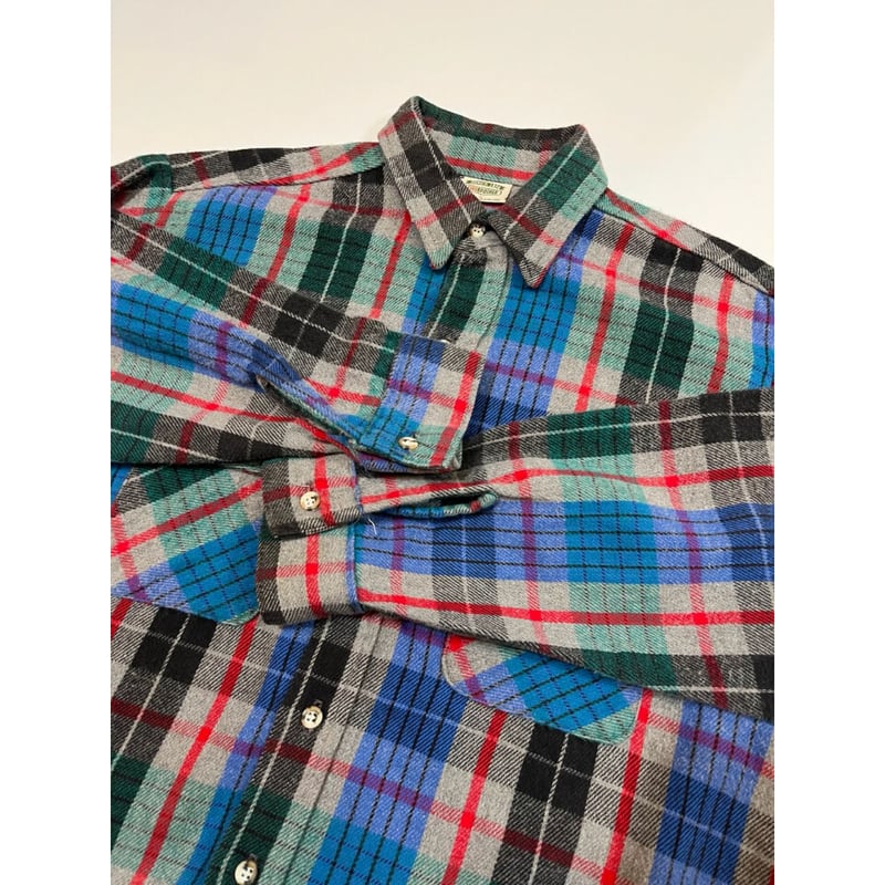 90S five brother Lサイズ 90s FIVE BROTHER FLANNEL SHIRT Size L | KORDS
