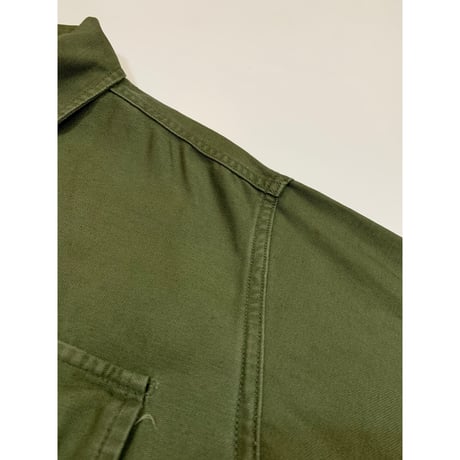 60s US ARMY "1st MODEL" OG107 UTILITY SHIRT Size MEDIUM