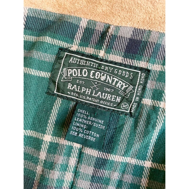 Polo Country 80s チェックジャケット サイズM