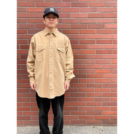 90s  Eddie Bauer COTTON SHIRT MADE IN USA 🇺🇸 Size L
