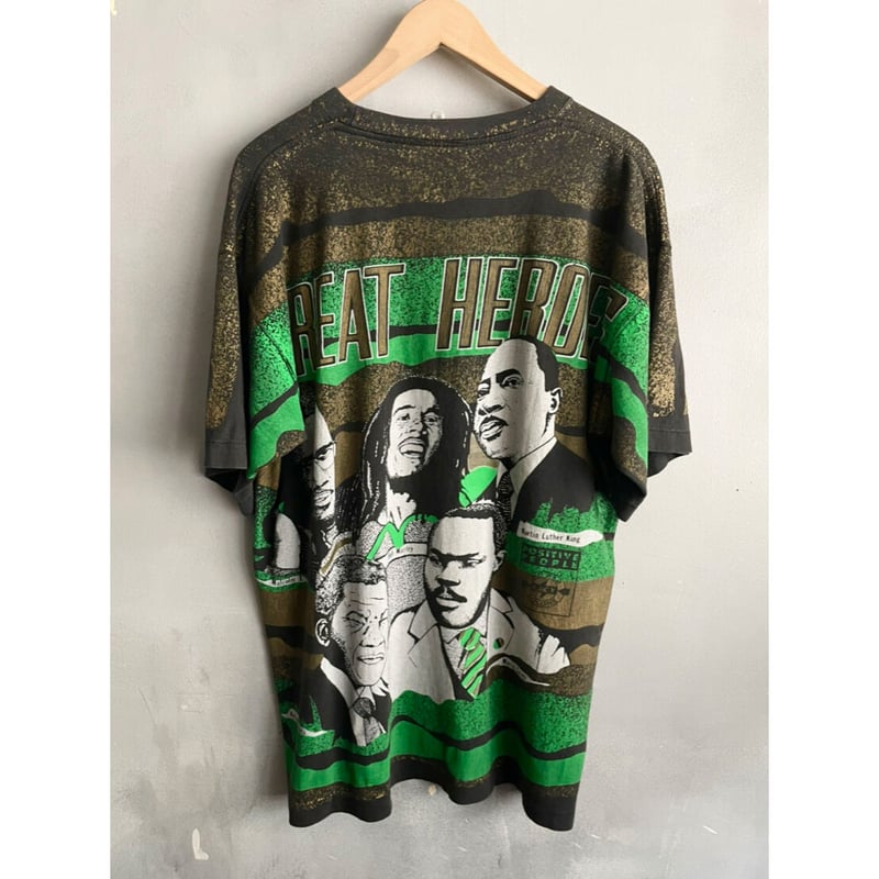 90s Kacy World Colors “GREAT HEROES” Tee Size X