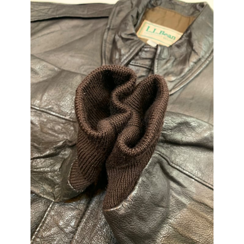 80s L.L.Bean A-2 TYPE LEATHER JACKET MADE IN US 80s L.L.Bean A-2 TYPE LEATHER JACKET MADE IN US