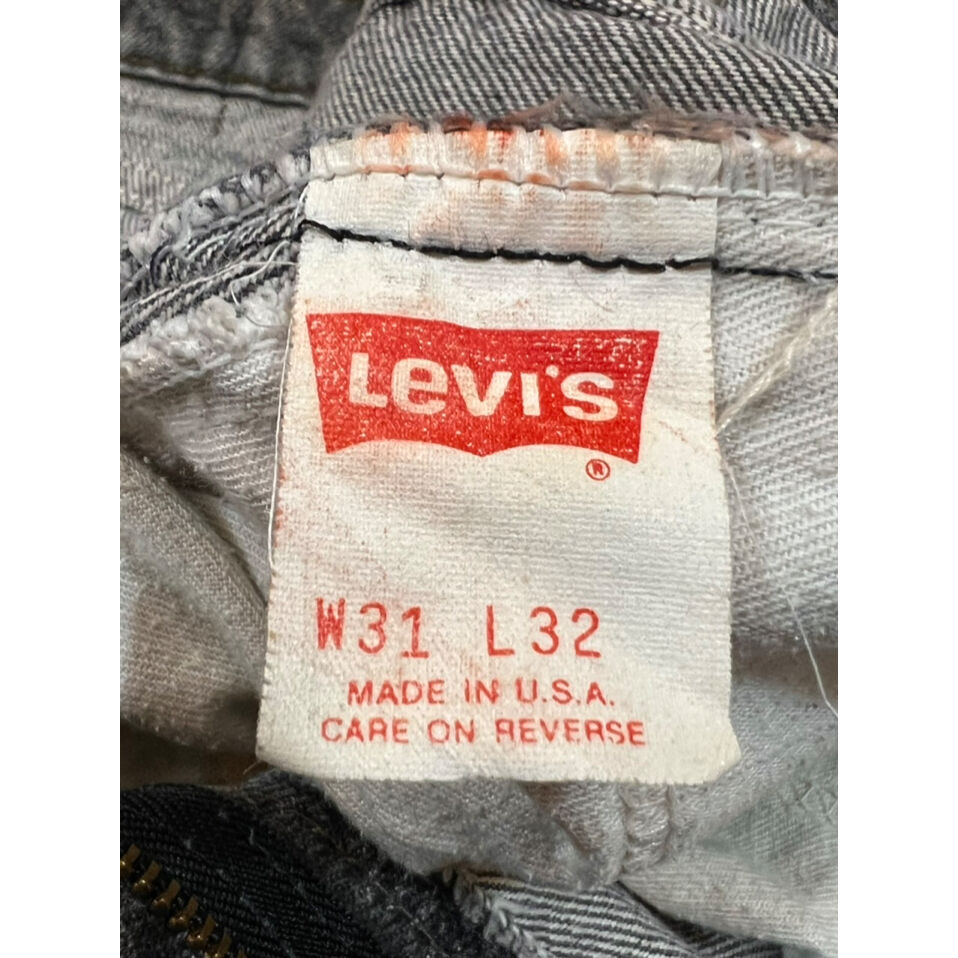 80s Levi's 509-0259 BLACK DENIM PANTS MADE IN U 80s Levi's 509-0259 BLACK DENIM PANTS MADE IN U