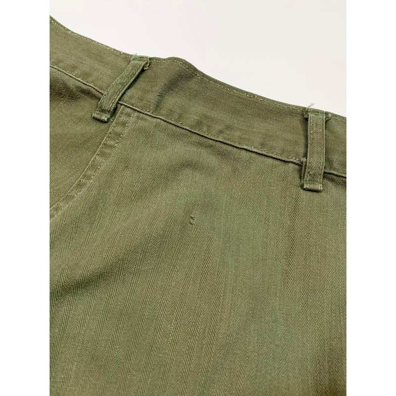 40s US ARMY M-43 HBT CARGO PANTS Size W32L33→W3 40s US ARMY M-43 HBT CARGO PANTS Size W32L33→W3