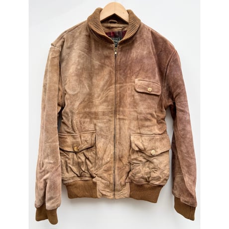 80〜90s POLO COUNTRY "A-1 STYLE" SUEDE JACKET Size L