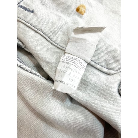 80s Levi’s 70506 GRAY DENIM JACKET MADE IN USA🇺🇸 Size 40R
