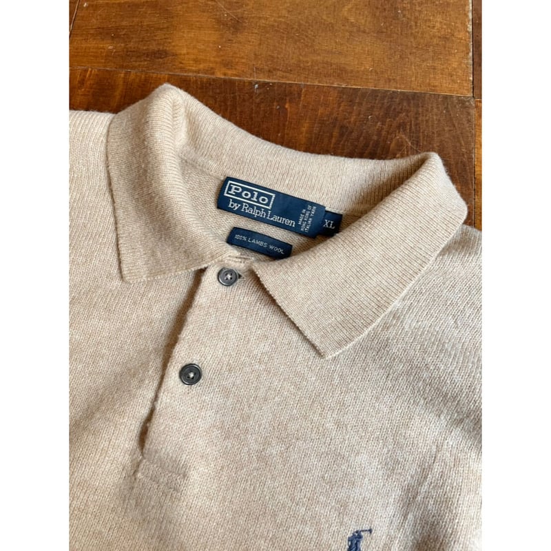90s Ralph Lauren LAMBS WOOL KNIT SWEATER Size X