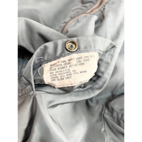 60s USAF L-2B J-7448H "HARLEY PATCH" FLIGHT JACKET Size LARGE