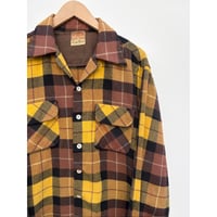 50s McGREGOR WOOL OPEN COLLAR SHIRT MADE IN USA 🇺🇸 Size M