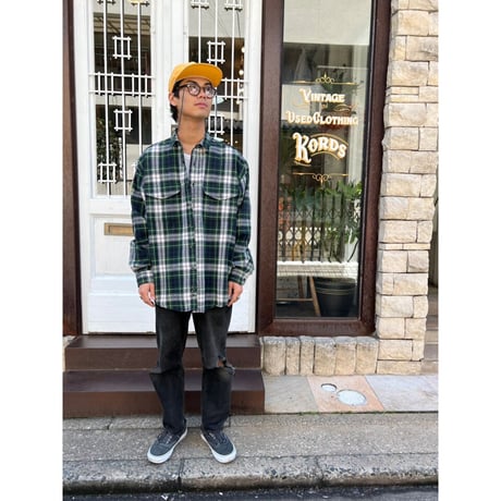 90s Eddie Bauer FLANNEL SHIRT Size L