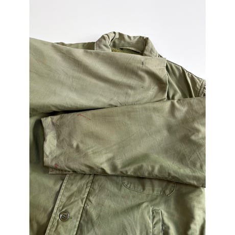 80s US NAVY A-2 DECK JACKET Size LARGE程