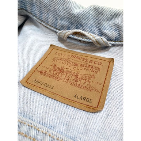 90s Levi’s 70507 DENIM JACKET Size XL