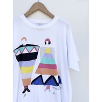 90s SONIA DELAUNAY ART Tee MADE IN FRANCE🇫🇷 Size XL