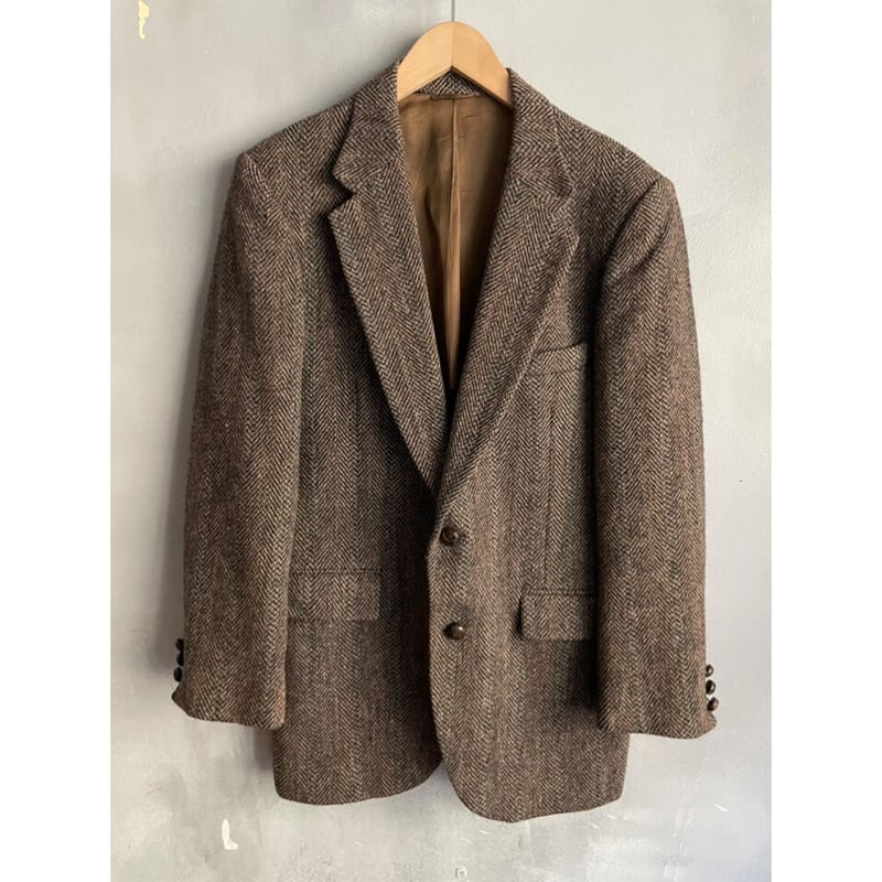 80s STAFFORD HARRIS TWEED JACKET TAILORED IN US 80s STAFFORD HARRIS TWEED JACKET TAILORED IN US