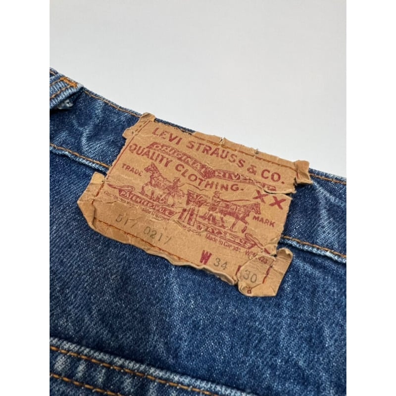 80s Levi's 517 DENIM MADE IN CANADA🇨🇦 Size W34L
