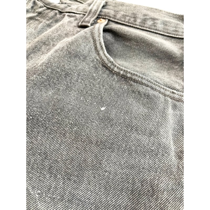 90s Levi's 501-0660 BLACK DENIM PANTS MADE IN U
