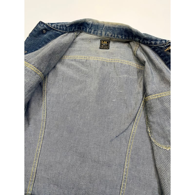 70s USA製 Lee 101-J LONG デニムジャケット 40~42相当 70s Lee 101-J Denim Jacket (42 LONG) | Wonder Wear
