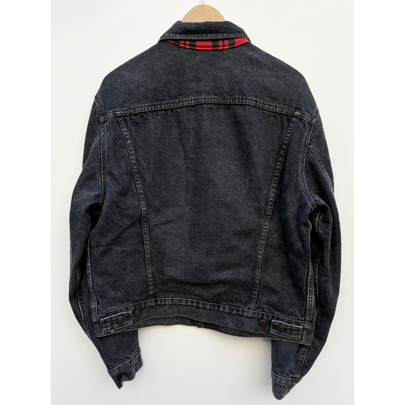 Levi's ブラック デニムジャケット Lサイズ リーバイス(Levis) デニムジャケット ブラック メンズデニム