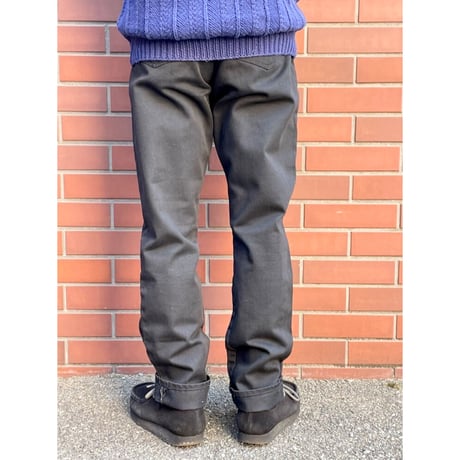 60s STORE BRAND BLACK COTTON TWILL PANTS Size W29L30