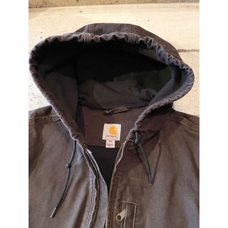 00s carhartt DUCK VEST HOODIE Size XXL