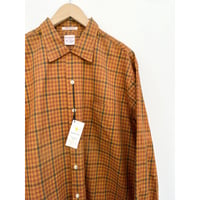 60s "DEAD STOCK" OPEN COLLAR SHIRT Size L