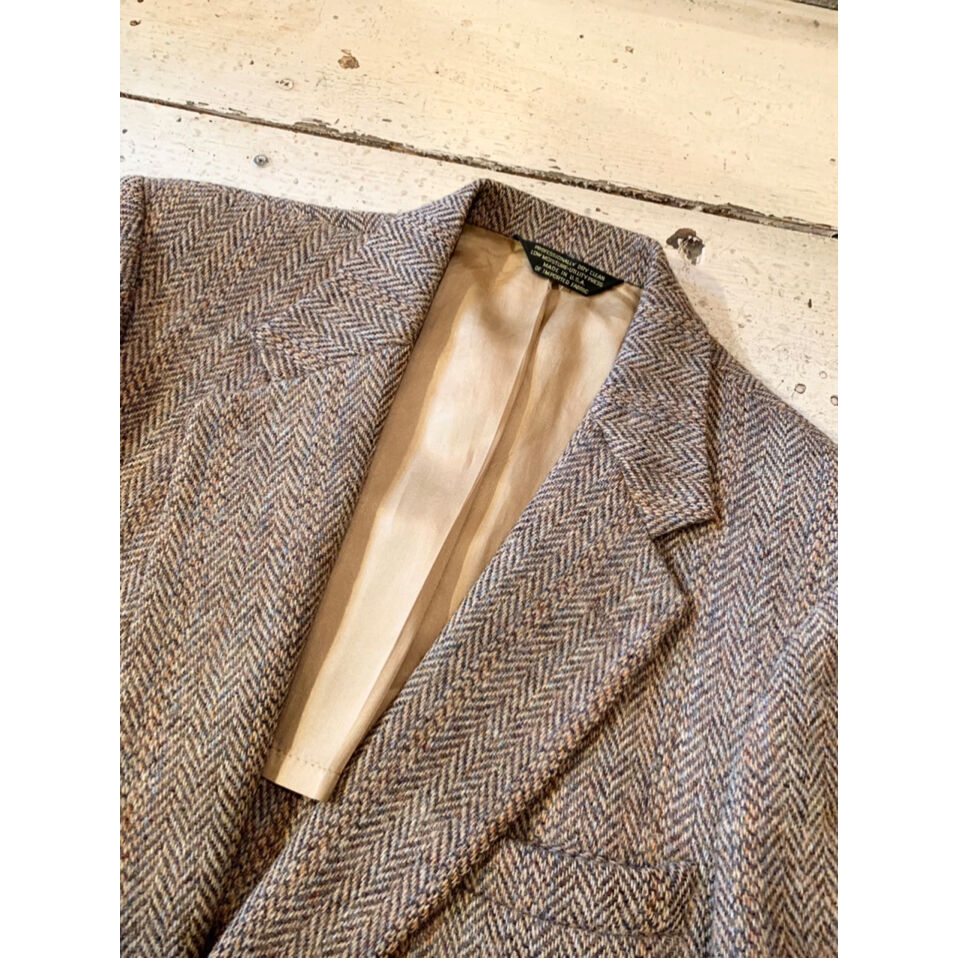 80s STAFFORD HARRIS TWEED JACKET TAILORED IN US 80s STAFFORD HARRIS TWEED JACKET TAILORED IN US