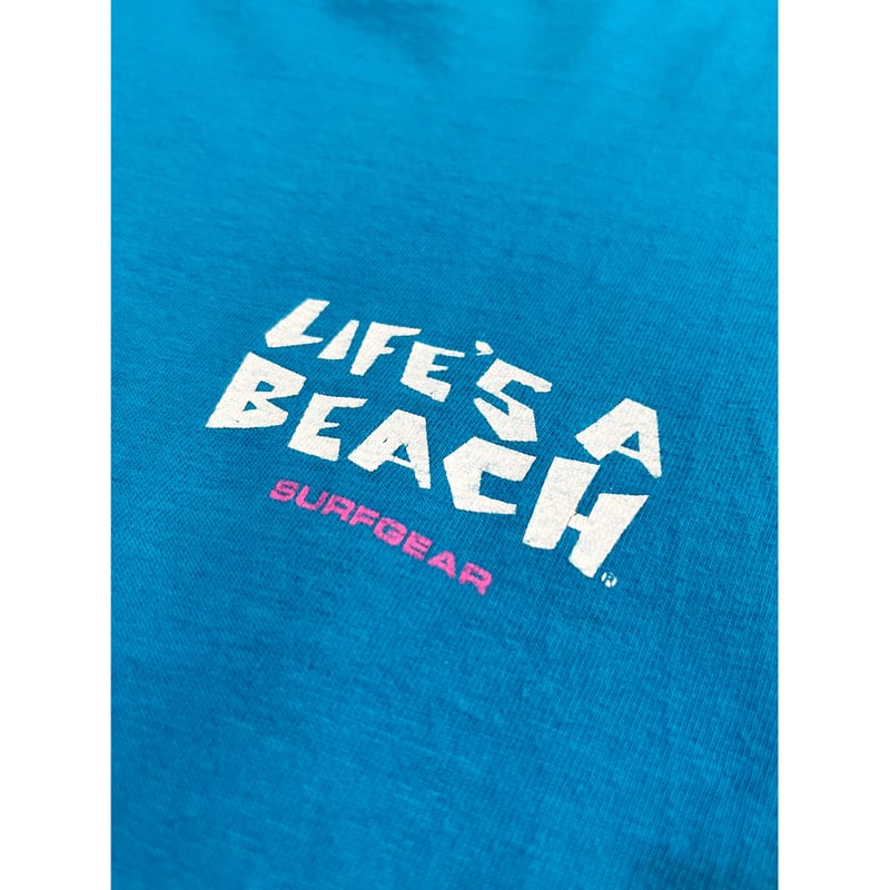80〜90s LIFE'S A BEACH Tee MADE IN USA 🇺🇸 Size X