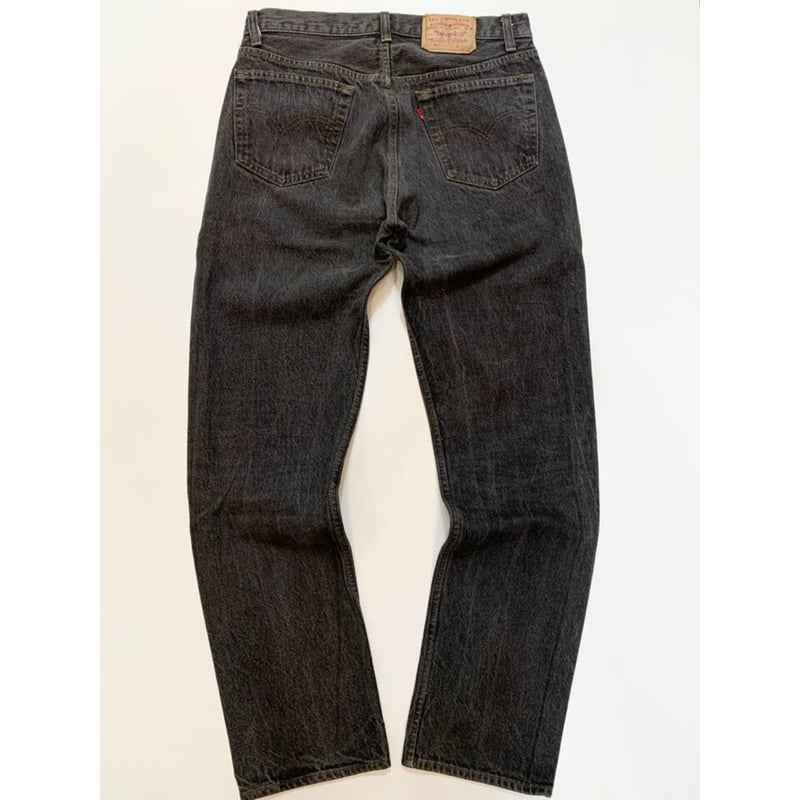 80s Levi's 501-0658 BLACK DENIM PANTS MADE IN U