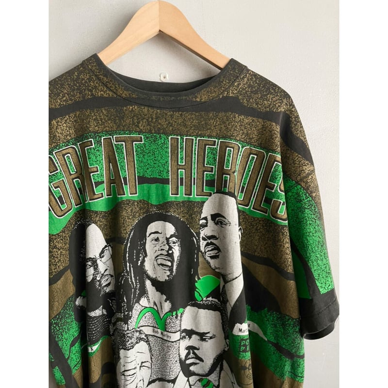 90s Kacy World Colors “GREAT HEROES” Tee Size X