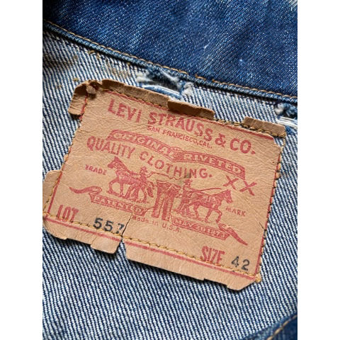 Levi's 3rdデニムジャケット557 サイズ42 60s ヴィンテージ Levi's リーバイス ヴィンテージアイテム 1967's 557XX 3rd 1960