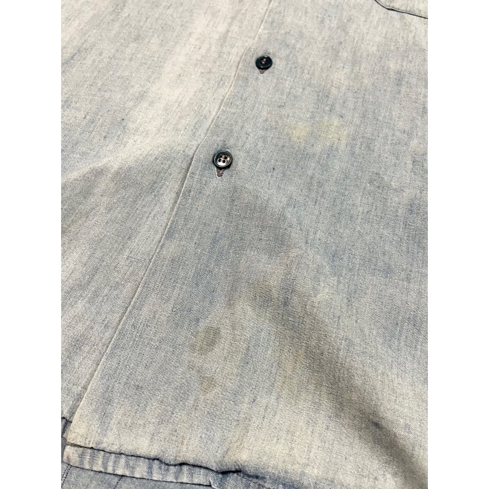 50s US NAVY CHAMBRAY SHIRT Size 16 1/2 | KORDS