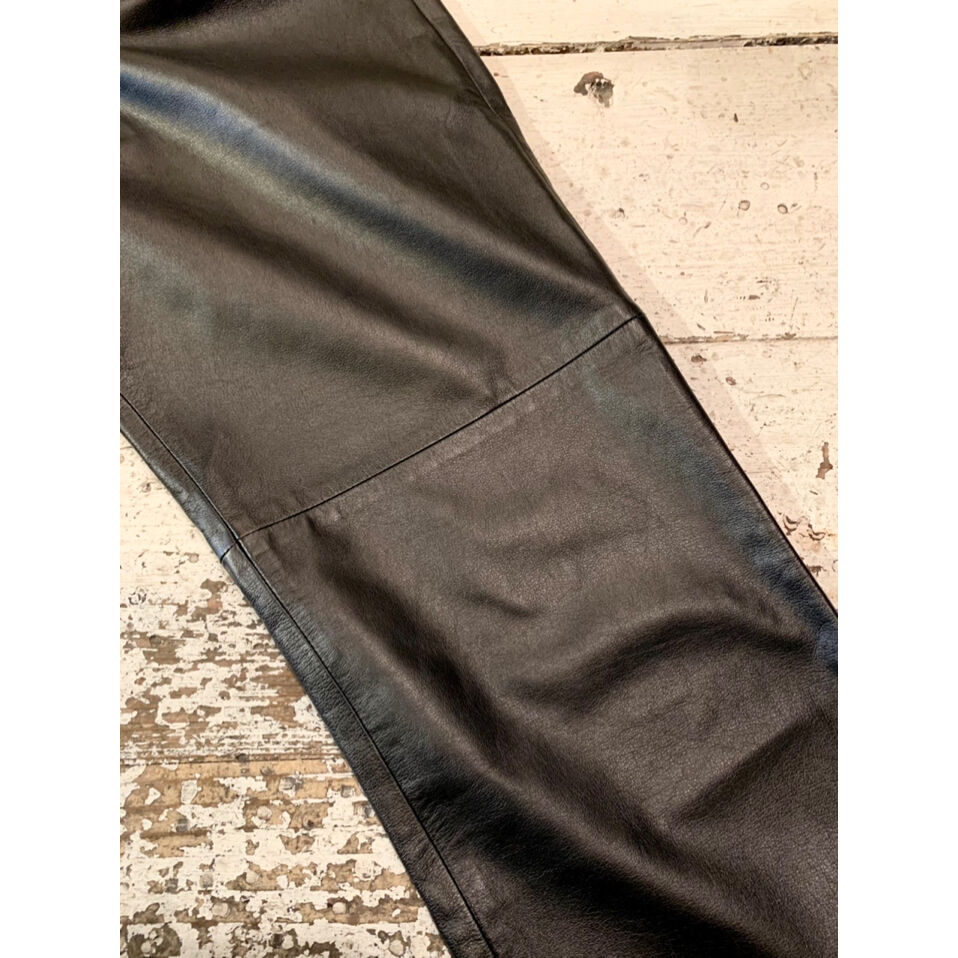 00s JONES NEW YORK LEATHER PANTS Size W29L30 | 