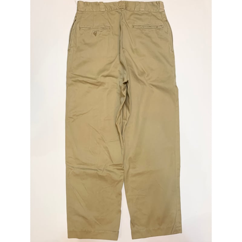 60s US ARMY KHAKI TROUSERS Size W31L30 | KORDS 60s US ARMY KHAKI TROUSERS Size W31L30 | KORDS