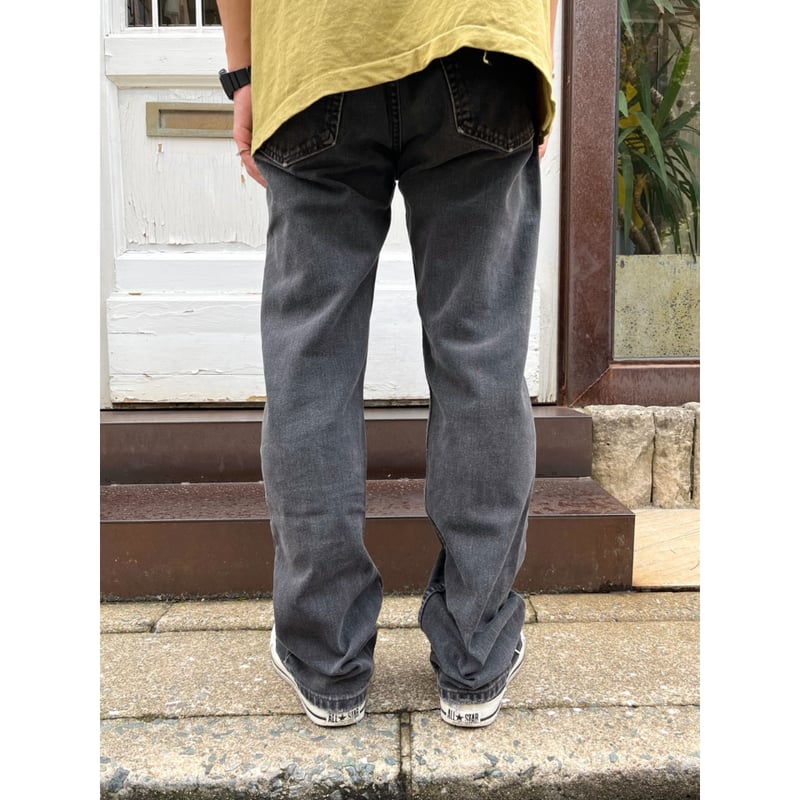 USA製！LEVI'S 505-0260 ブラックデニム W33 リーバイス リーバイス LEVI'S 505-0260 ジップフライ ストレート ジーンズ