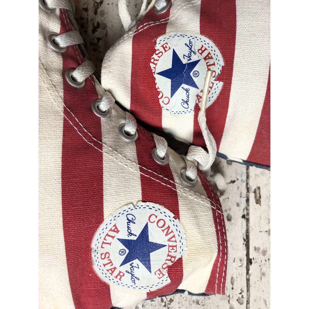 90s CONVERSE ALL STAR HI 星条旗 MADE IN USA 🇺🇸 Si 90s CONVERSE ALL STAR HI 星条旗 MADE IN USA 🇺🇸 Si