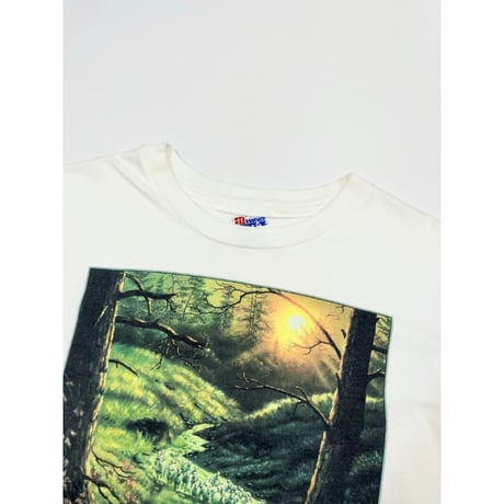 90s RUSTY RUST "WILD LIFE ILLUSIONS" Art Tee MADE IN USA🇺🇸 Size XL
