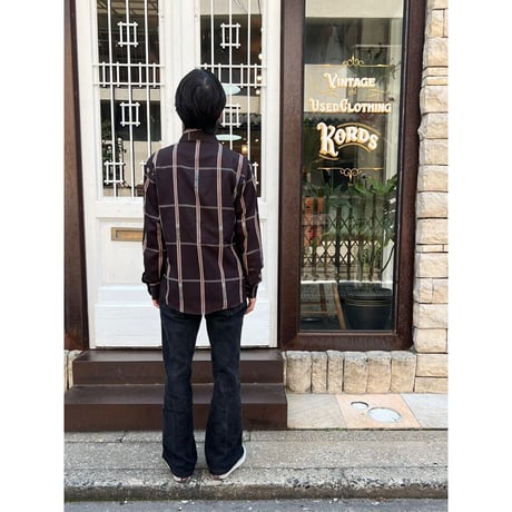 70s KENNINGTON POLYESTER SHIRT Size M程